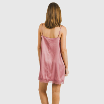 Camisola curta de cetim liso para sexta-feira