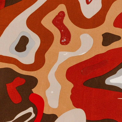 Vestido Edurne T tamanho único em crepe com alças longas