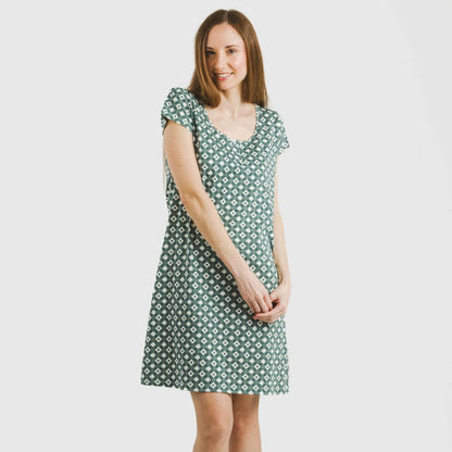 Blusa de algodão Indigo Narcissus