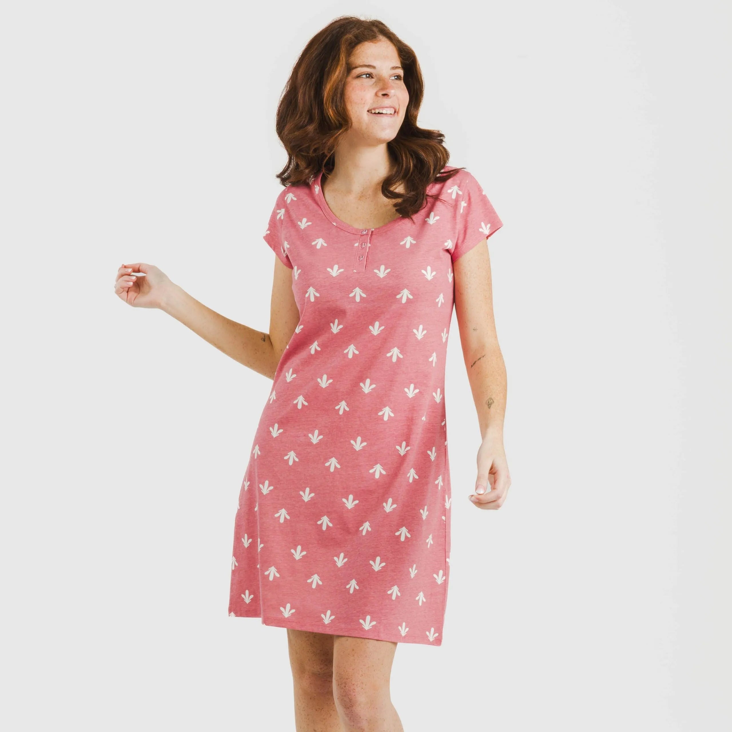 Blusa Nicole Marsala de Algodão