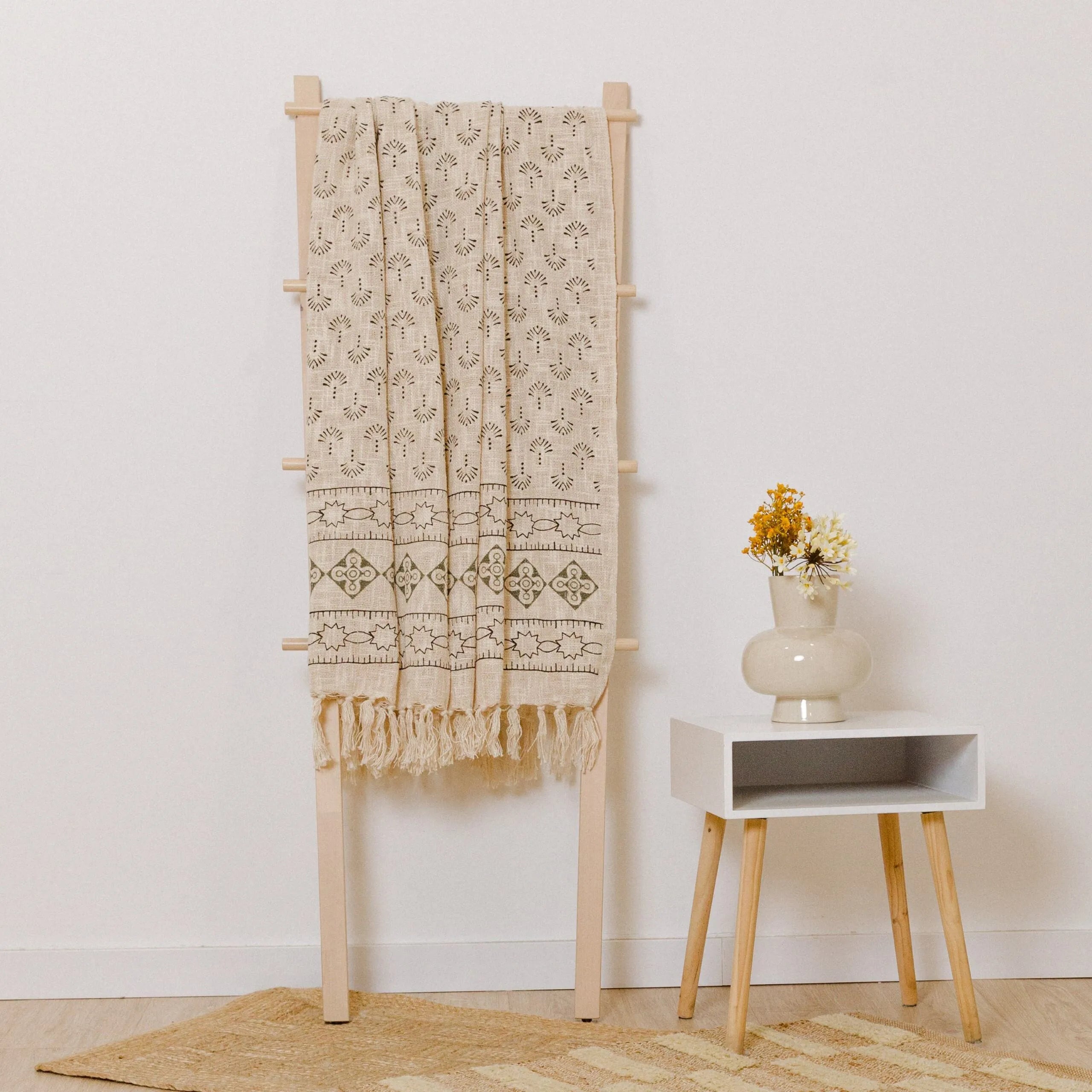 Nancy xadrez de algodão