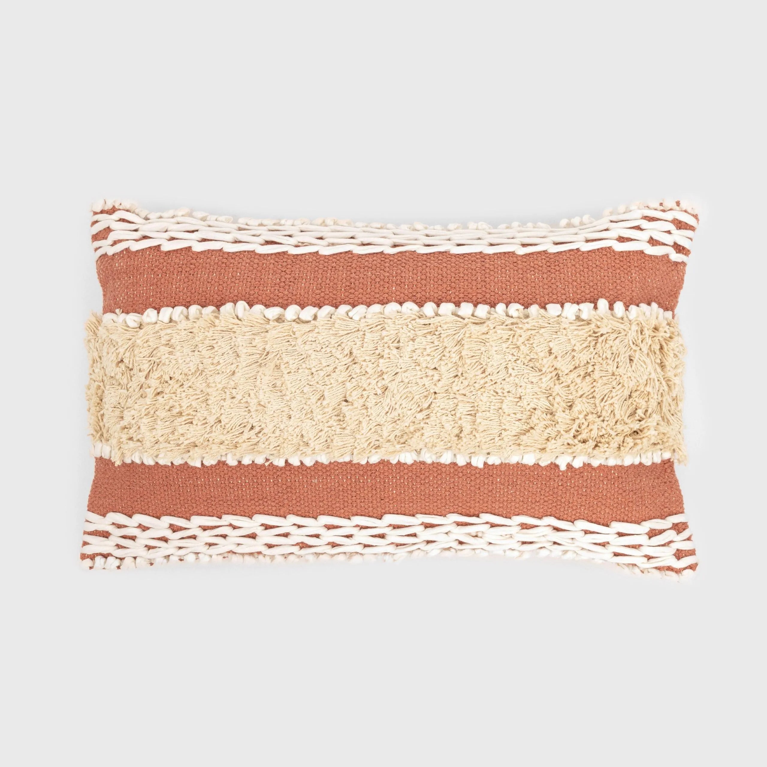 Almofada retangular Domus em algodão 30x50 - capa + enchimento