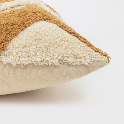 Cojín cuadrante algodón Basel 45x45 - funda + relleno