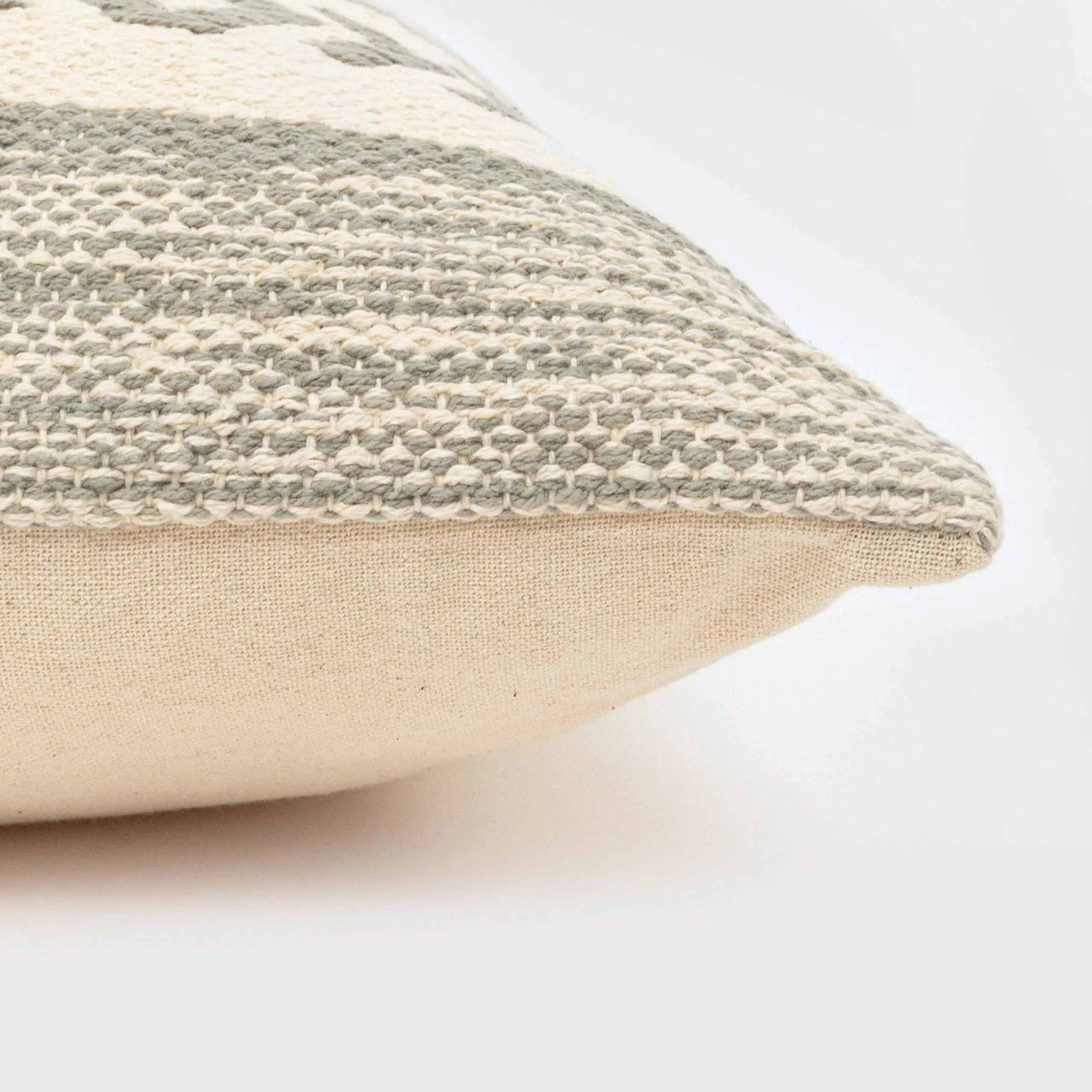 Almofada quadrada Burton em algodão, 45x45 cm - capa + enchimento