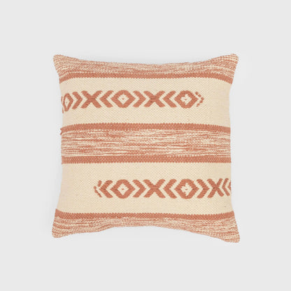 Almofada quadrada Burton em algodão, 45x45 cm - capa + enchimento