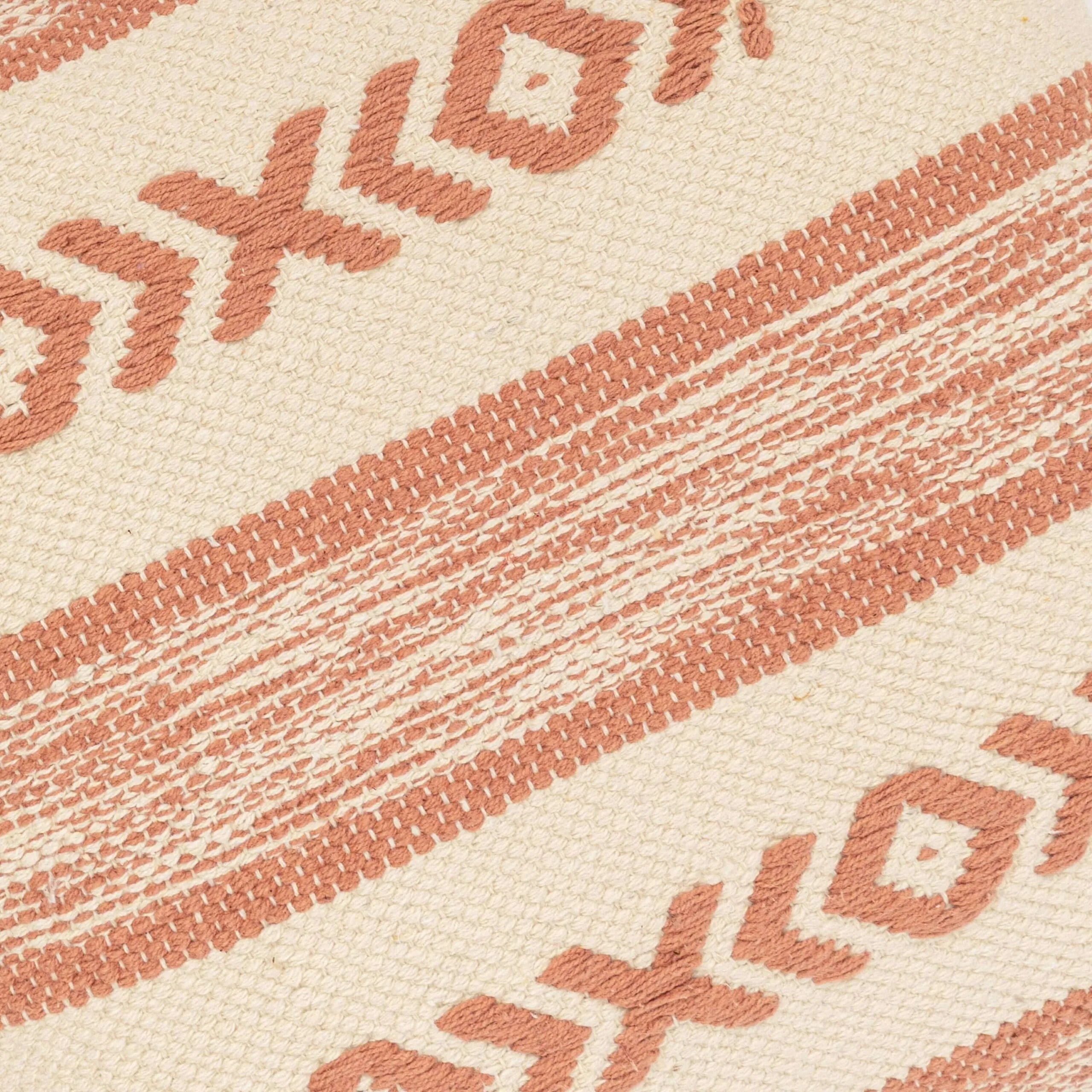 Almofada quadrada Burton em algodão, 45x45 cm - capa + enchimento