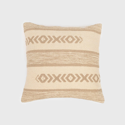 Almofada quadrada Burton em algodão, 45x45 cm - capa + enchimento