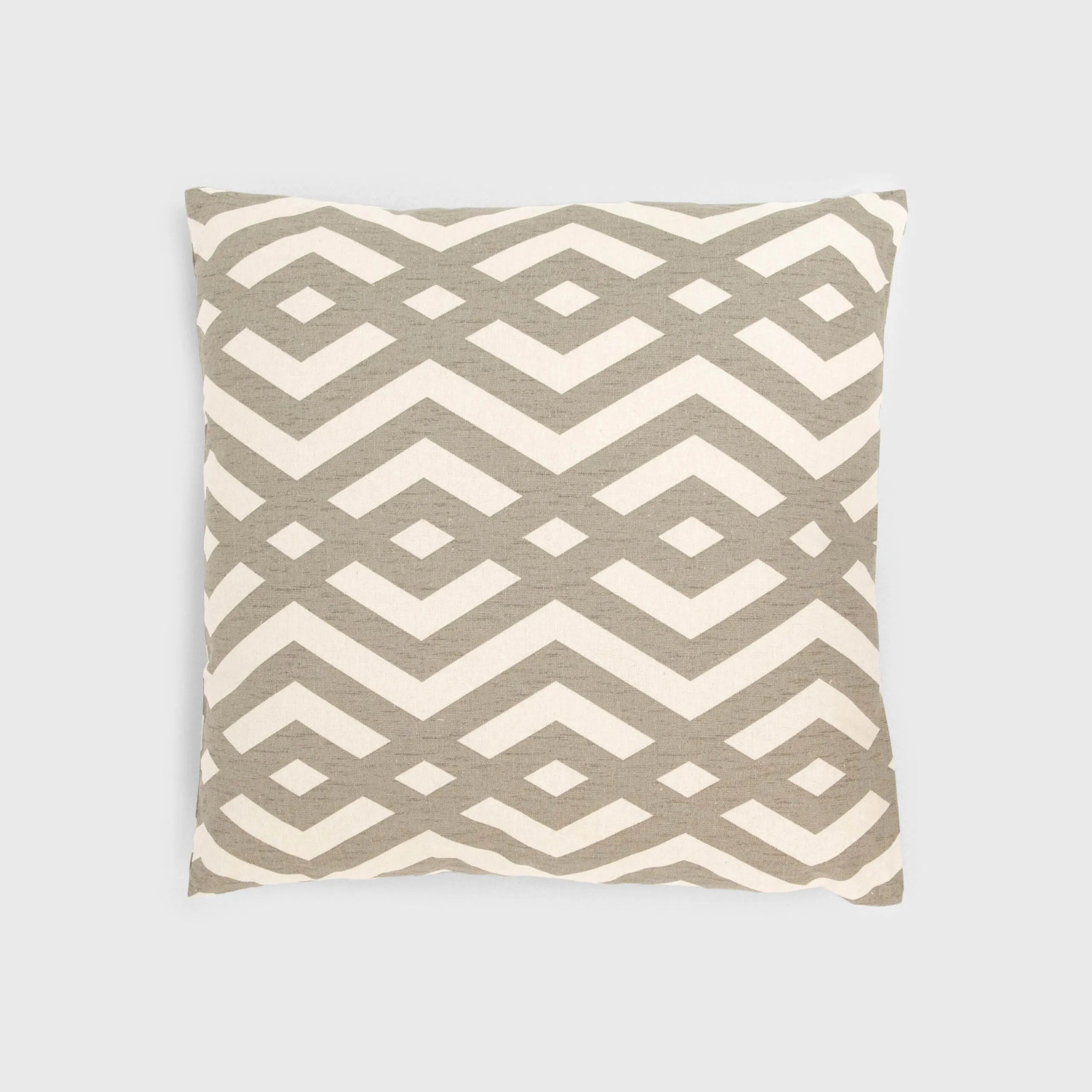 Almofada quadrada Nela, lisa, resistente a manchas, 50x50 cm - capa + enchimento