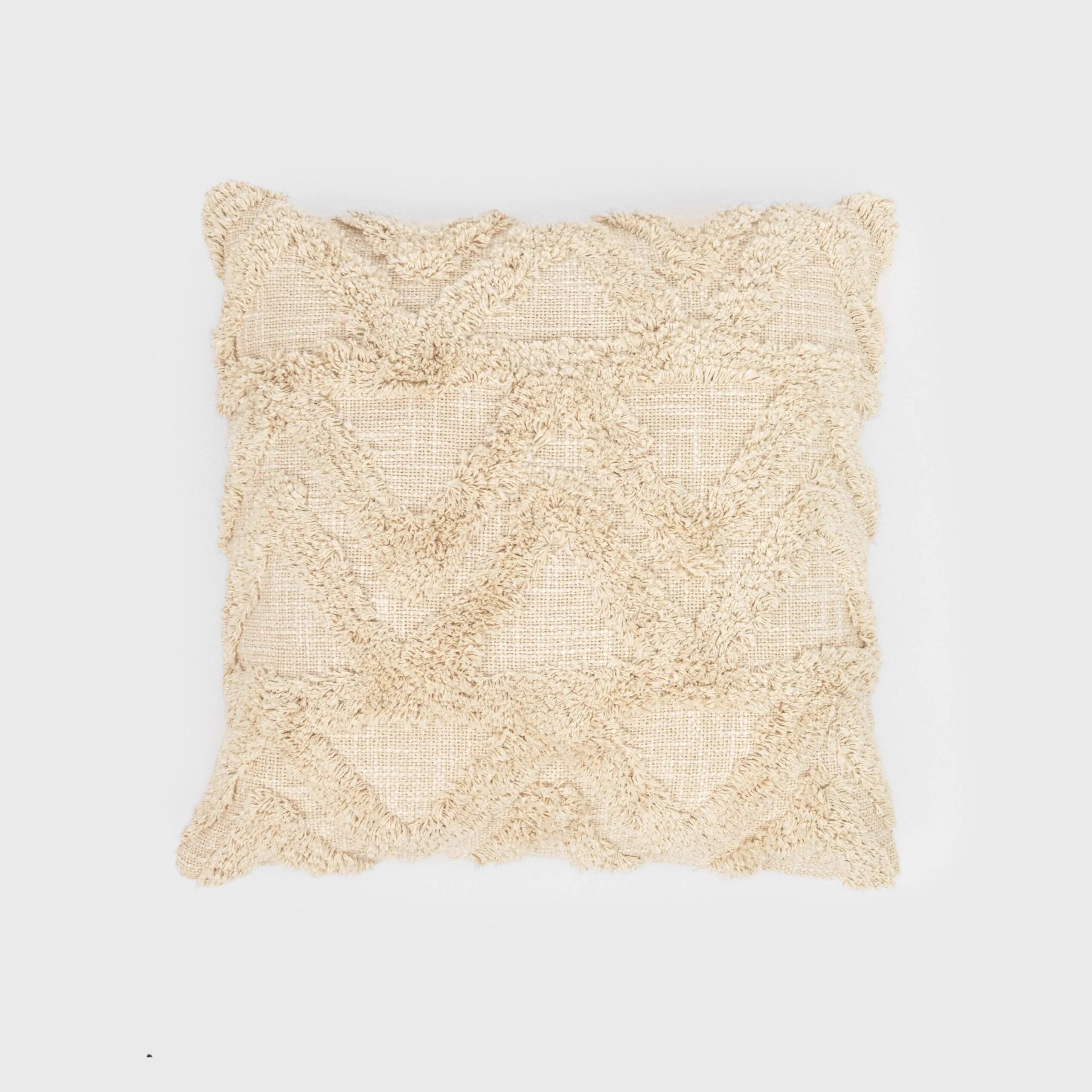 Almofada quadrada de algodão estampado 45x45 cm - capa + enchimento