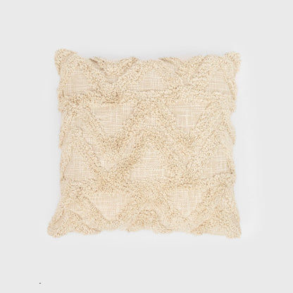 Almofada quadrada de algodão estampado 45x45 cm - capa + enchimento