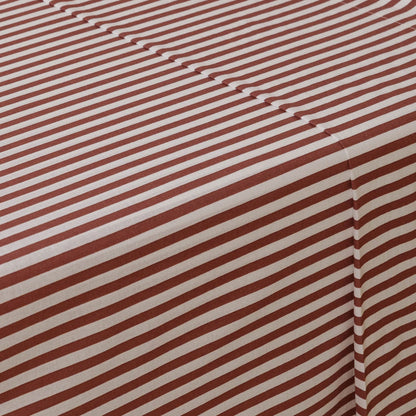 Jogo de lençóis algodão Raya Corina bordeaux