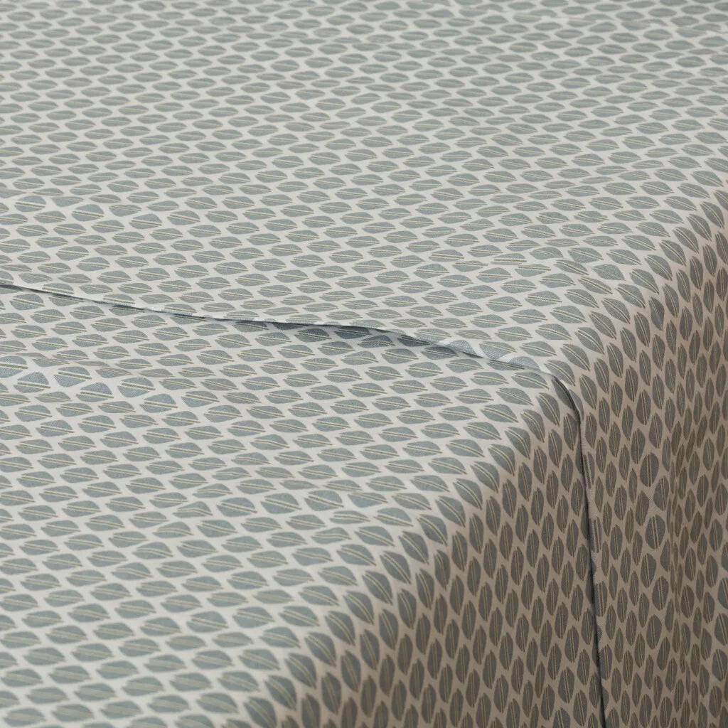 Jogo de lençóis algodão percal Dune azul indigo