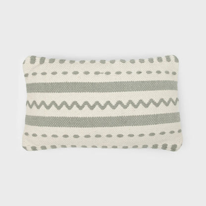 Almofada retangular Leito em algodão 30x50 - capa + enchimento