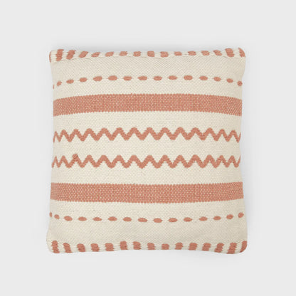 Almofada quadrada Leito em algodão 45x45 - capa + enchimento