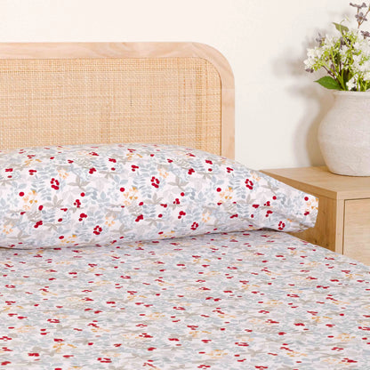 Jogo de lençóis algodão Viena indigo