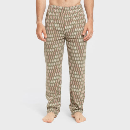 Pijama comprido masculino Arpani, verde, em algodão.