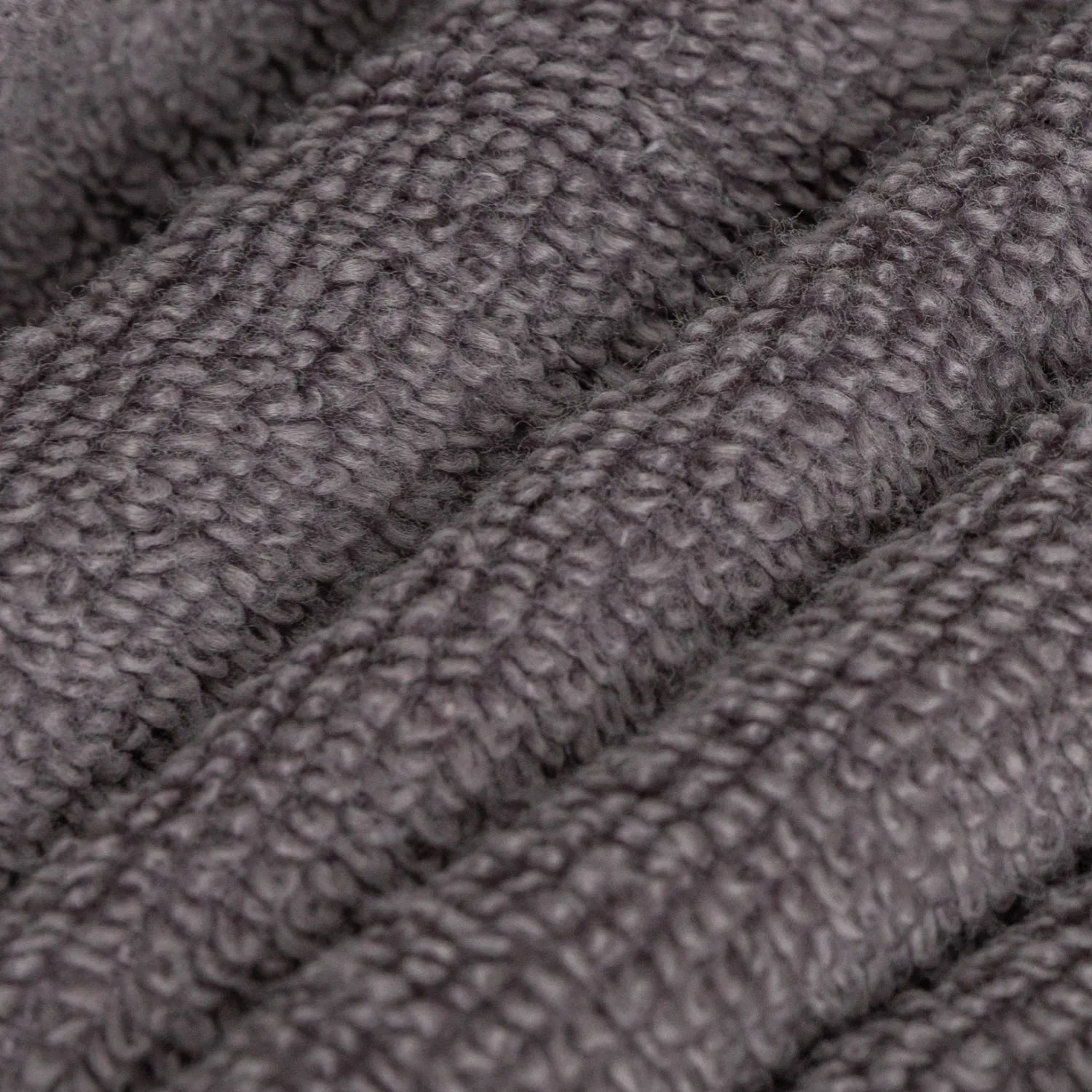 Toalha de banho 400g, dupla face, felpuda, cinza carvão