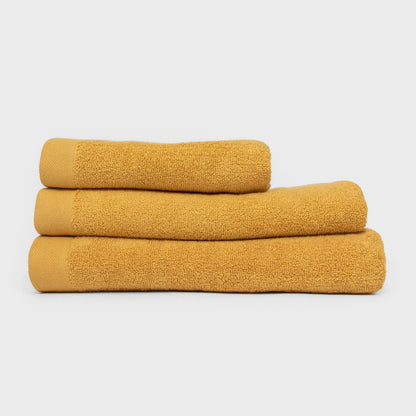 Toalha de banho 400g dupla face mostarda