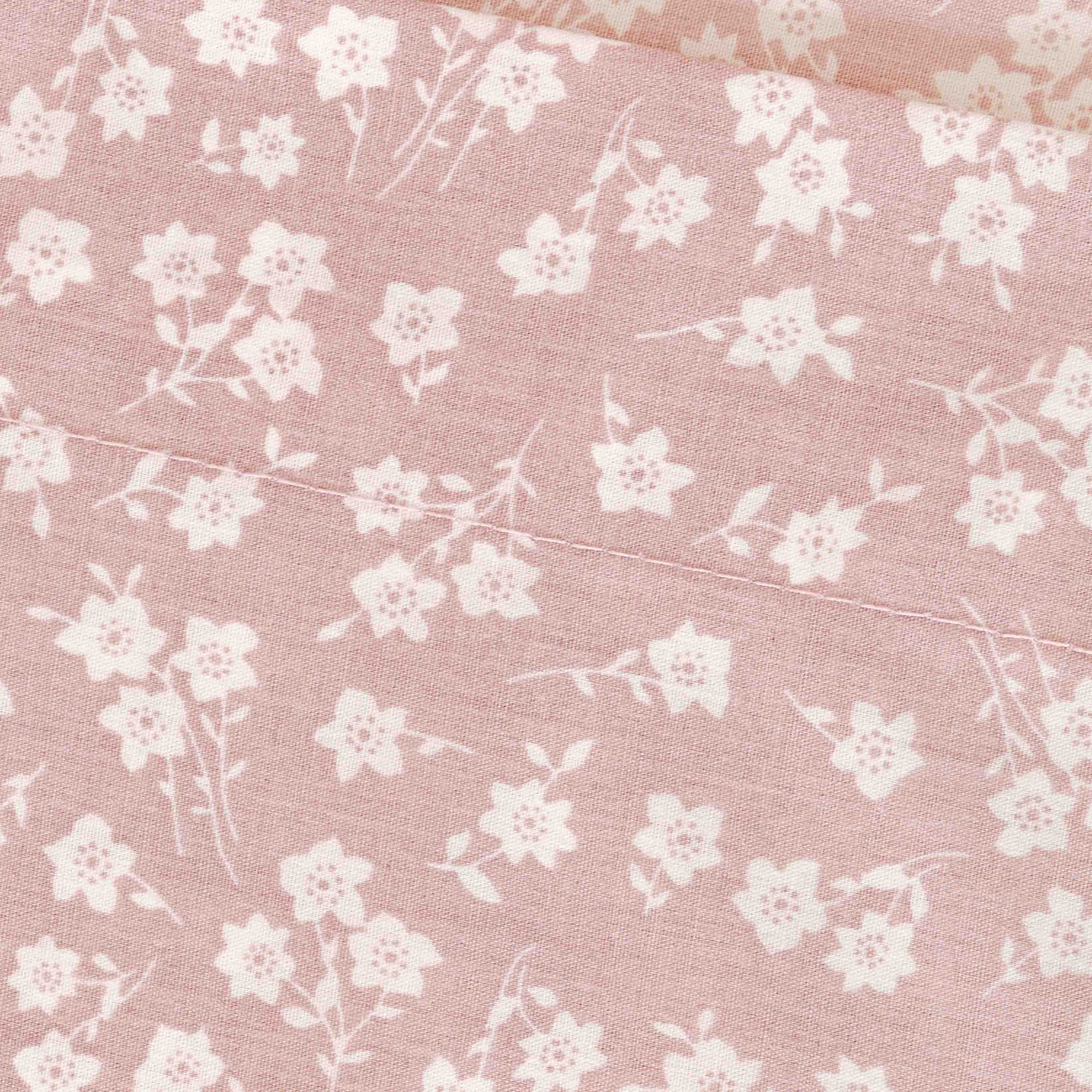 Conjunto de lençóis de percal de algodão lilás Oniris