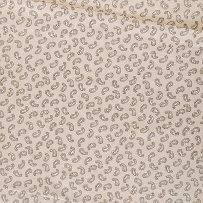 Juego de sábanas algodón Chili verde seco - topo