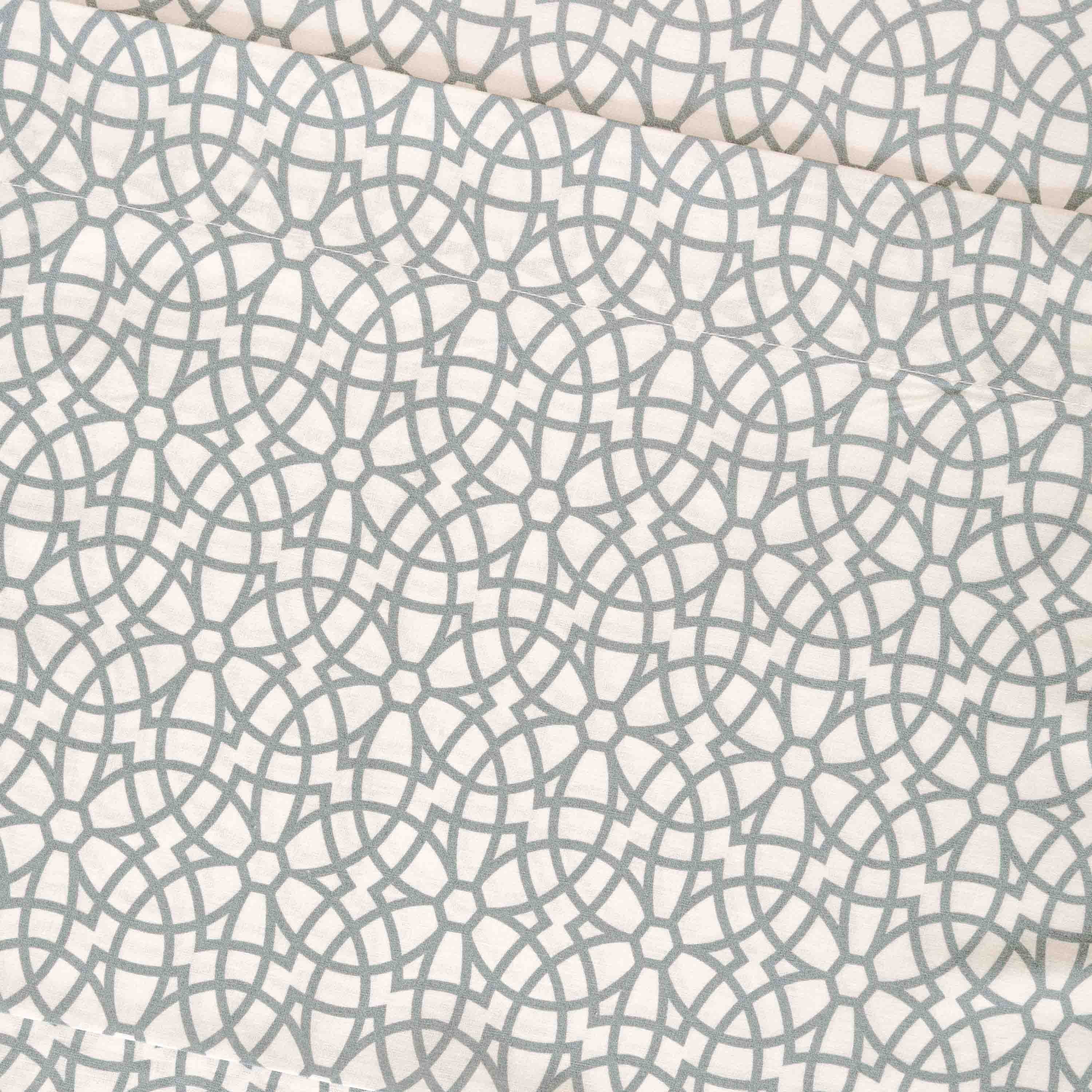 Conjunto de lençóis de algodão índigo Galisteo