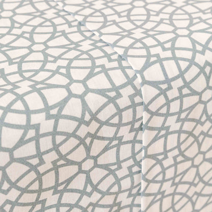 Conjunto de lençóis de algodão índigo Galisteo