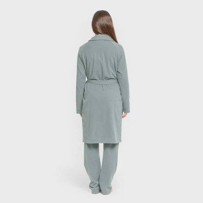 ROBE RIB WIDE LISTRADO SOLTO