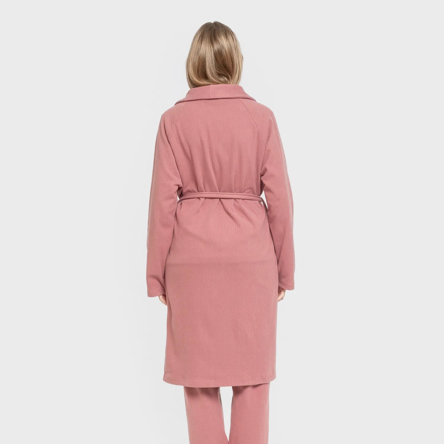 ROBE RIB WIDE LISTRADO SOLTO