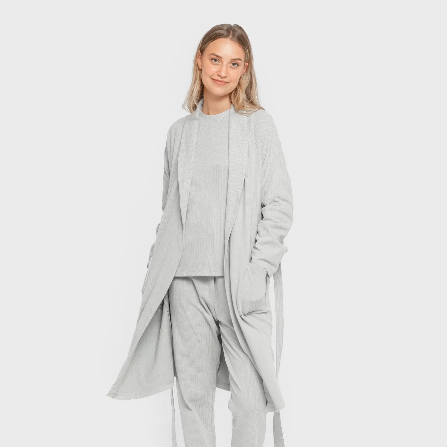 Raya ancha marsala roupão canelado