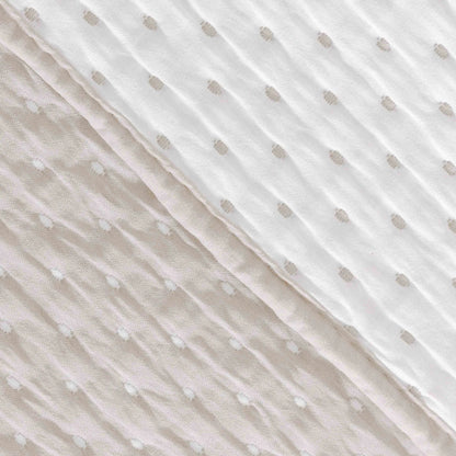 Tecido de malha jacquard para colcha dupla