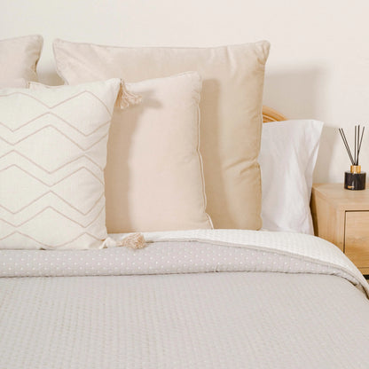 Tecido de malha jacquard para colcha dupla