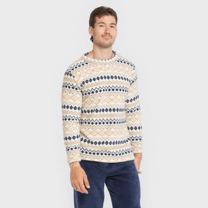 Pijama masculino azul coral