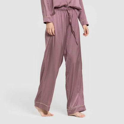 Pijama longo de cetim feminino sexta-feira