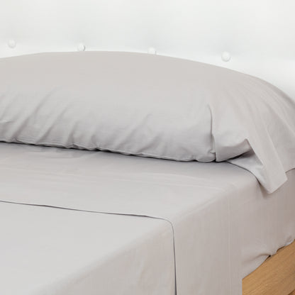 Jogo de lençóis de algodão percal pérola