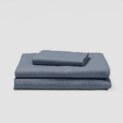 conjunto de lençóis de flanela lisa