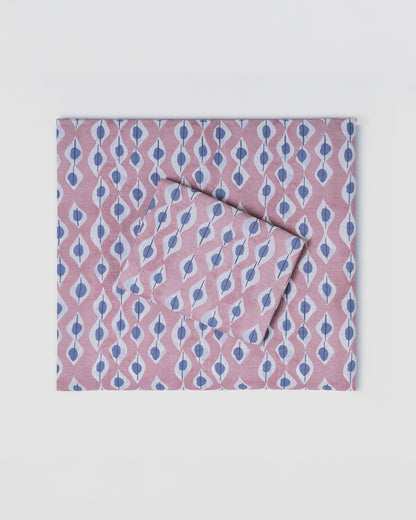 Jogo de lençóis de algodão Concha malva