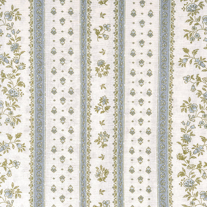 Juego de sábanas algodón Cracovia azul keike