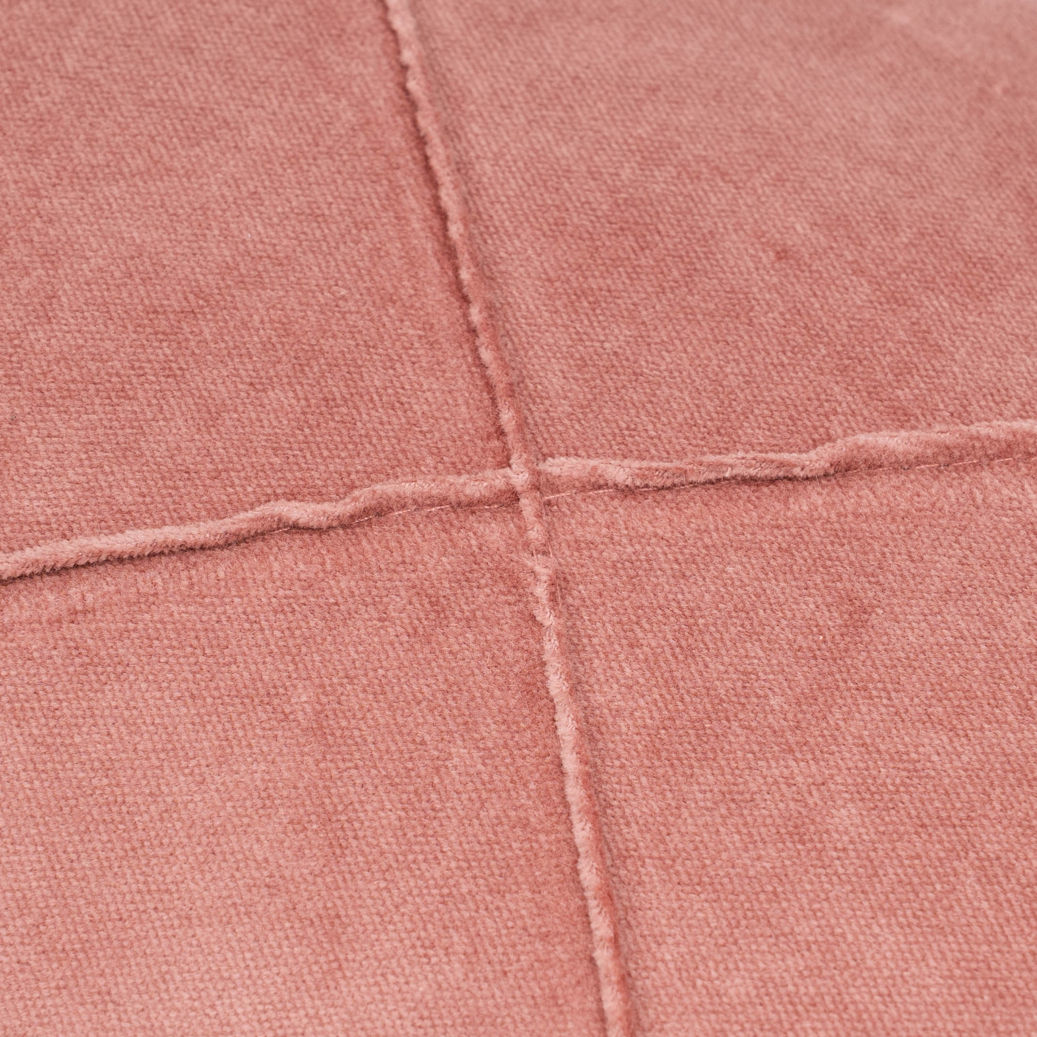 Almofada retangular 30x50 em veludo de algodão com estampa de losangos - capa + enchimento