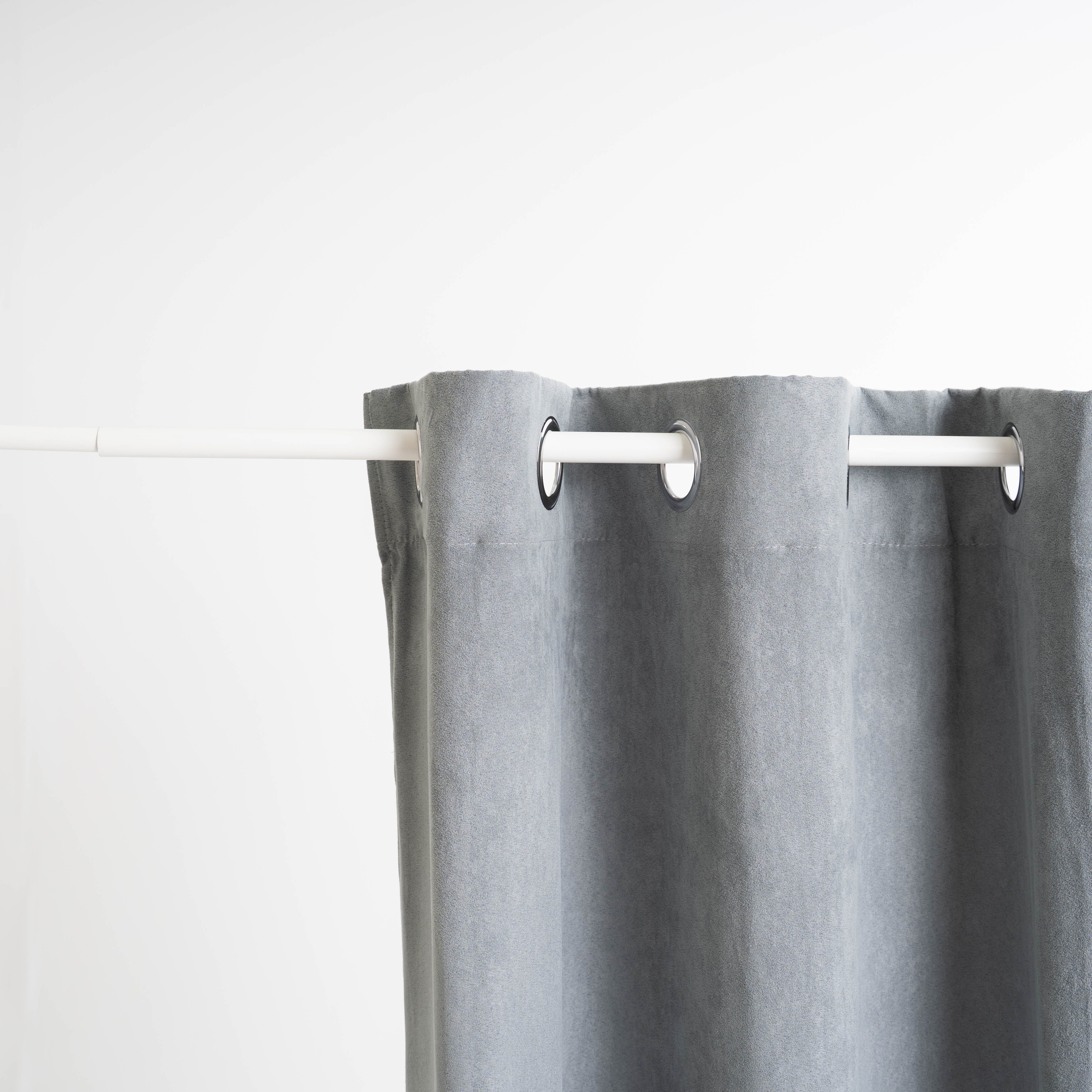 Cortina de camurça azul Keike