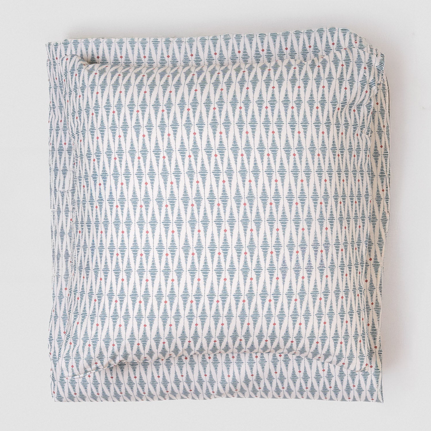 Capa de edredão de algodão Noruega azul esverdeado