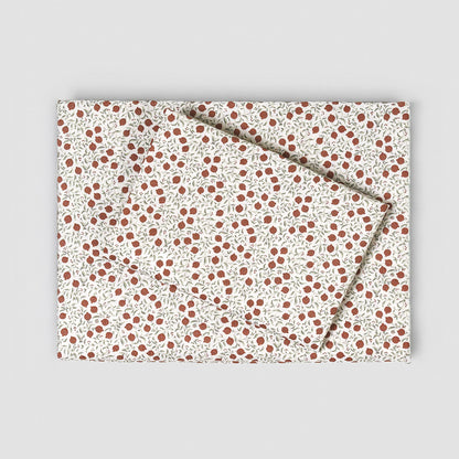 Juego de sábanas algodón Alemania verde seco - caldera