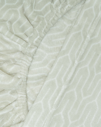 Jogo de lençóis de coralina Yolanda verde