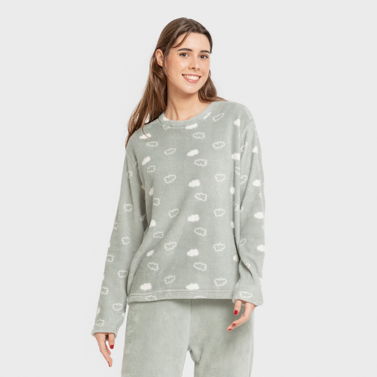 Pijama Coral Cloud Novo Verde Tiffany