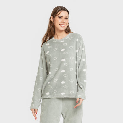 Pijama Coral Cloud Novo Verde Tiffany