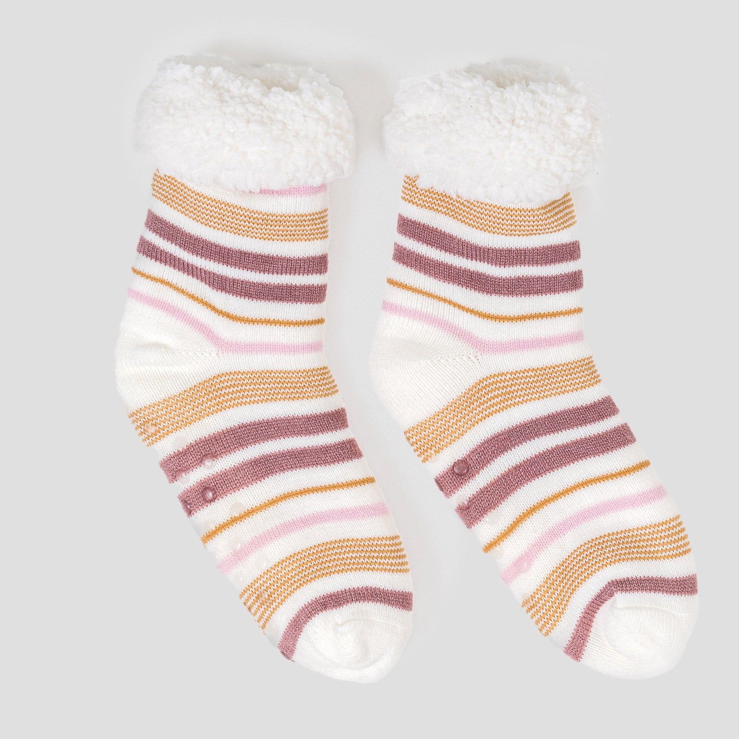 Calcetines mujer Raya Calendula malva rosa