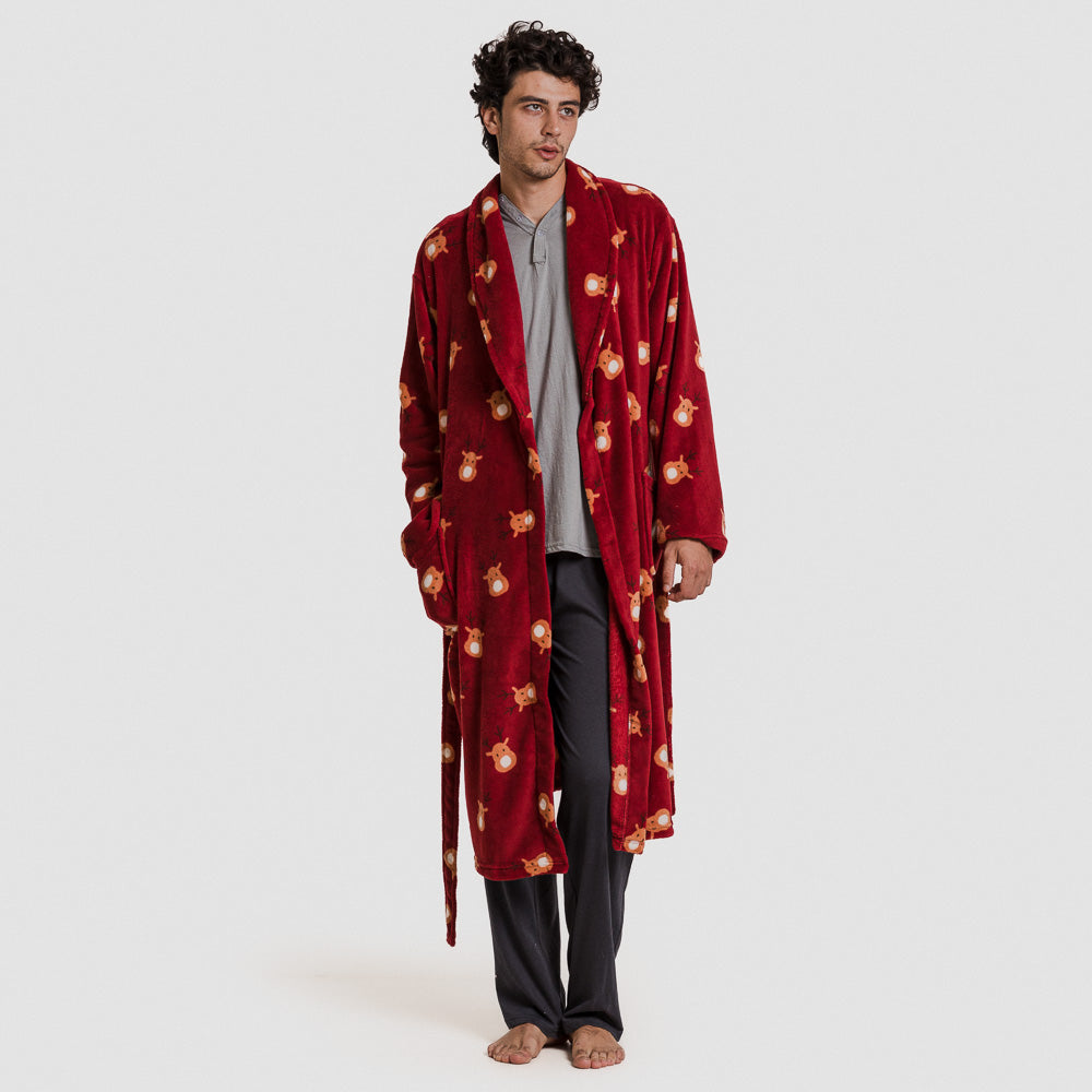 Bata coral de homem Tatin bordô