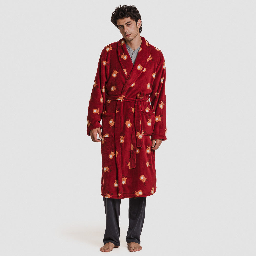 Bata coral de homem Tatin bordô