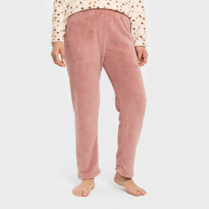 Pijama Janice cor malva coral