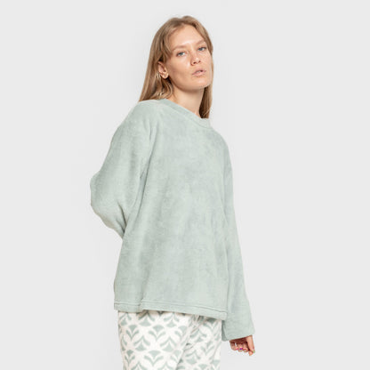 Pijama coral Etea, verde Tiffany