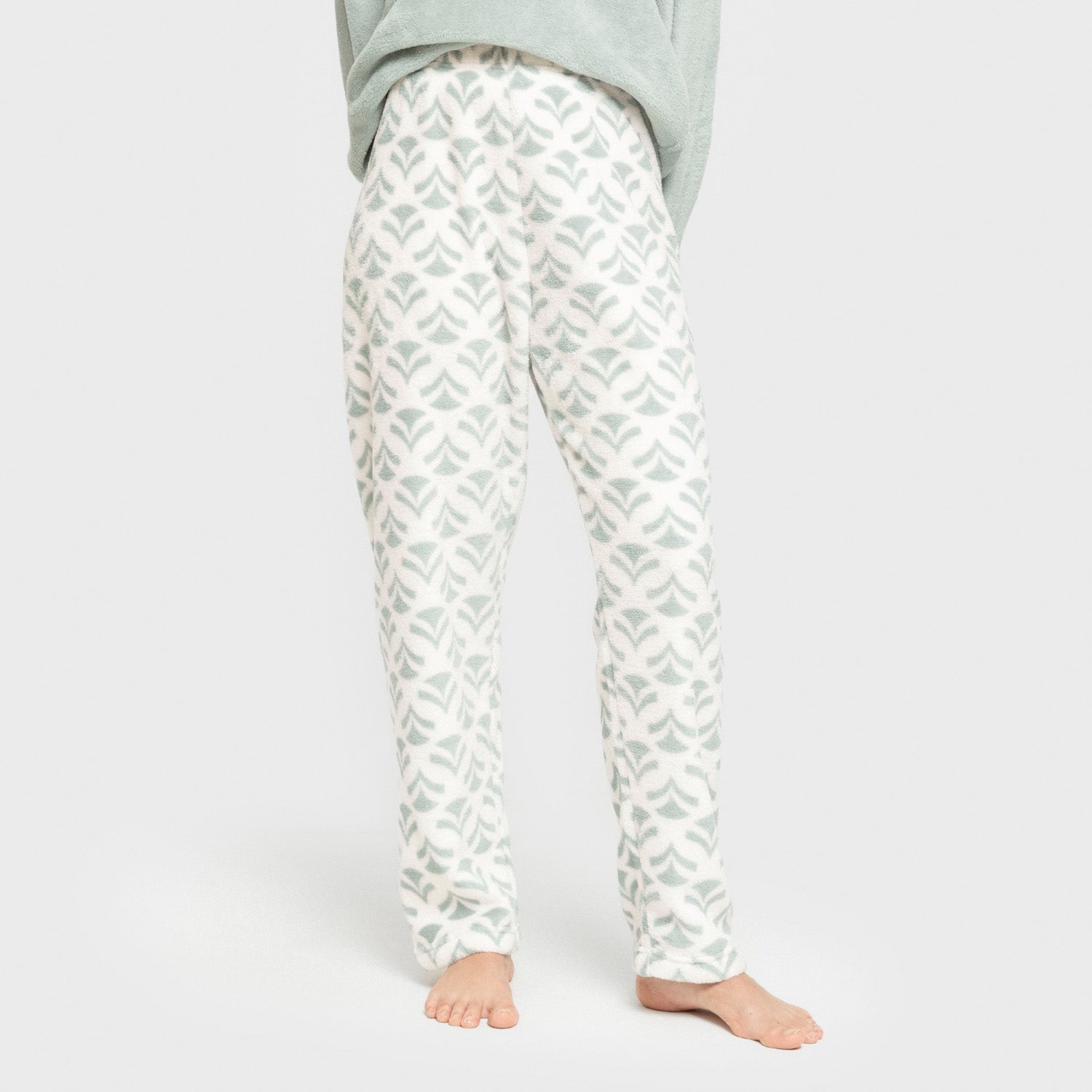 Pijama coral Etea, verde Tiffany